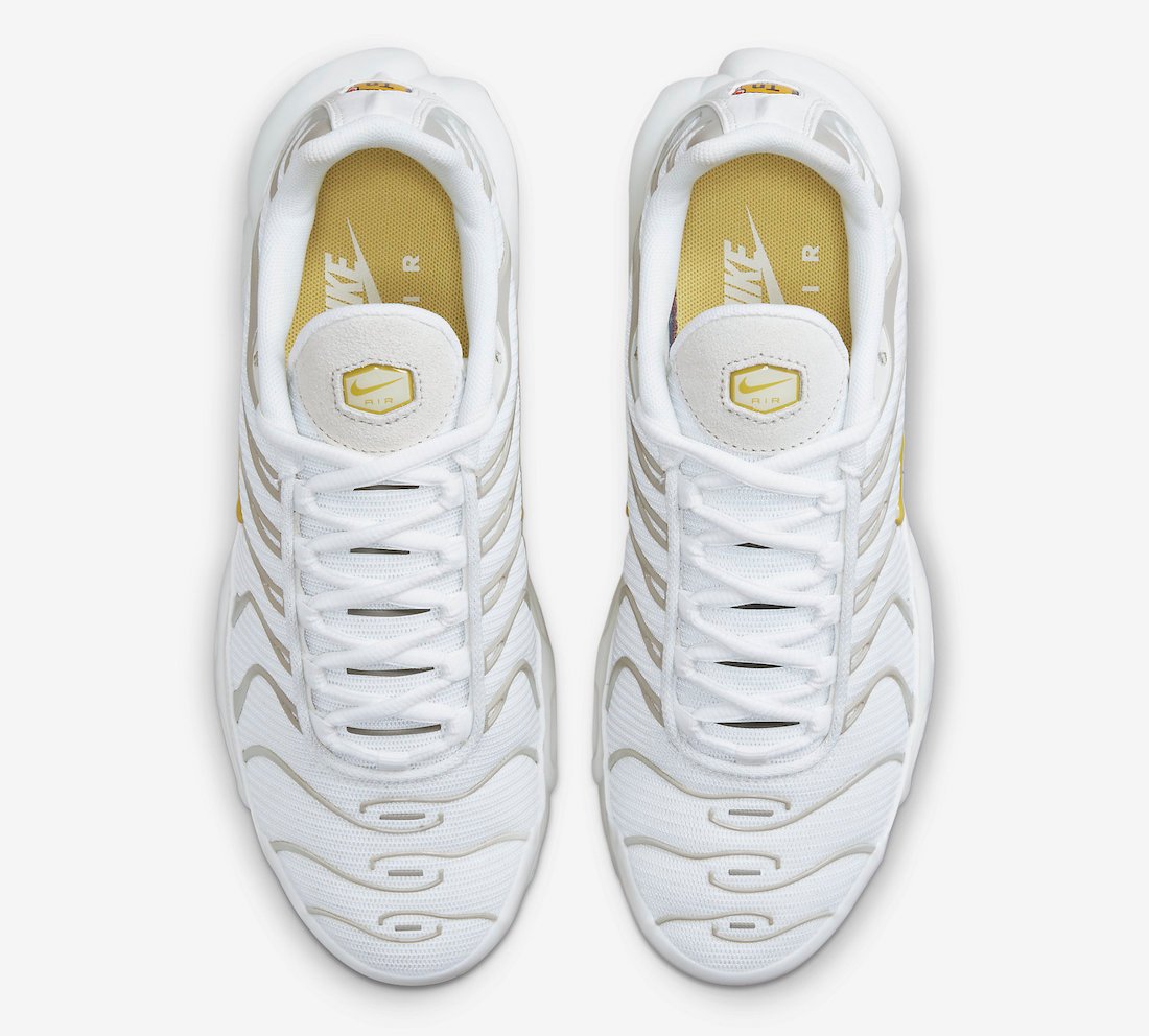 Nike Air Max Plus White Grey Yellow DV6987-100 Release Date Info