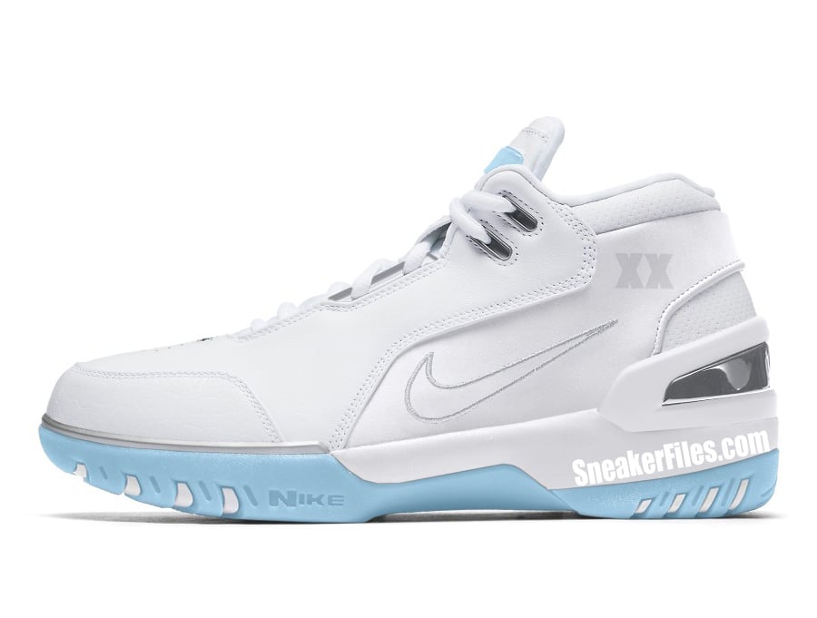 Nike Air Zoom Generation 20th Anniversary White Pure Platinum Blue Tint DM7535-100 Release Date Info
