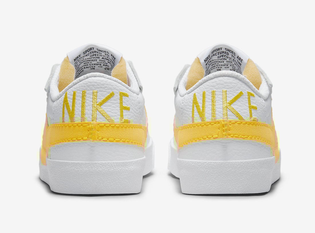Nike Blazer Low Jumbo White Yellow DV3506-100 Release Date Info