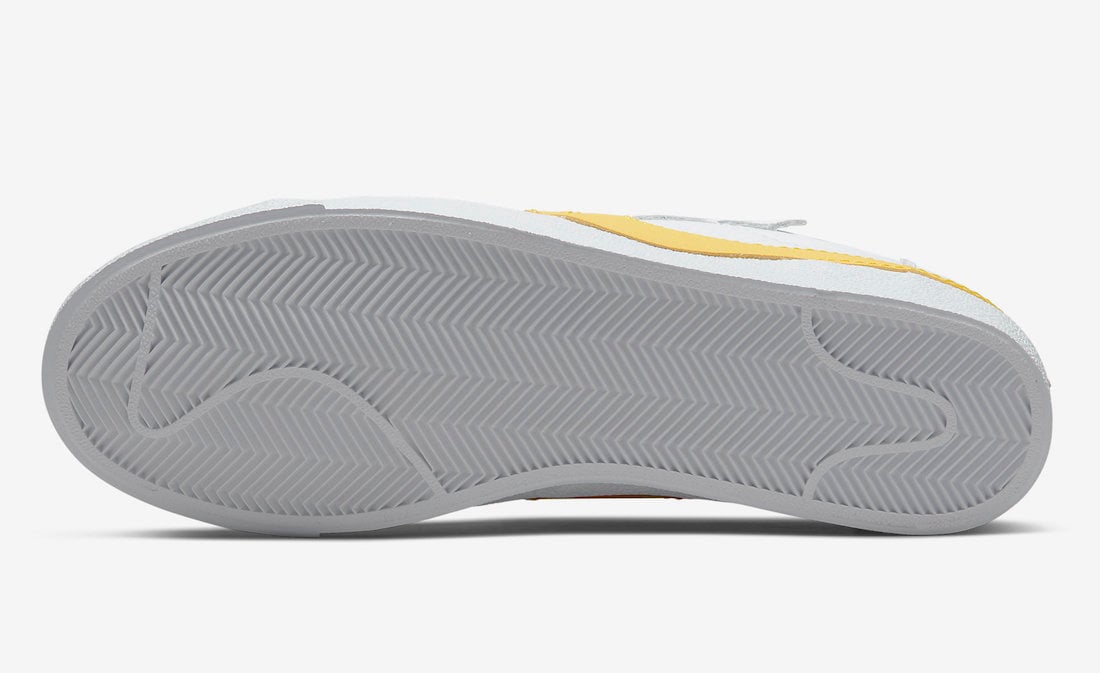 Nike Blazer Low Jumbo White Yellow DV3506-100 Release Date Info