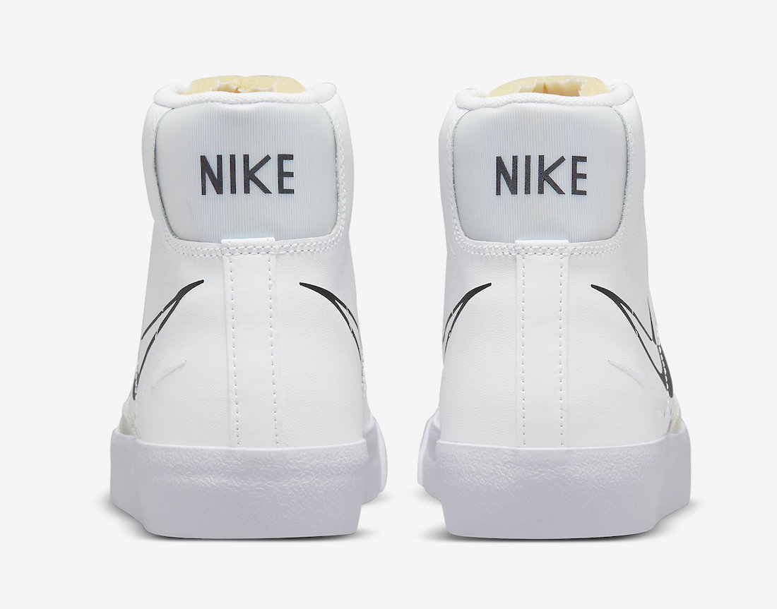 Nike Blazer Mid 77 White Black DV3454-100 Release Date Info