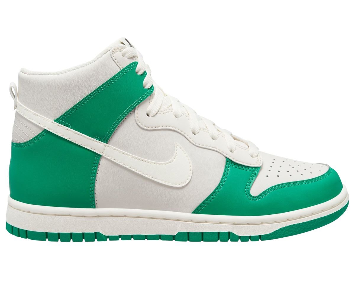 Nike Dunk High Grey White Green DB2179-002 Release Date Info