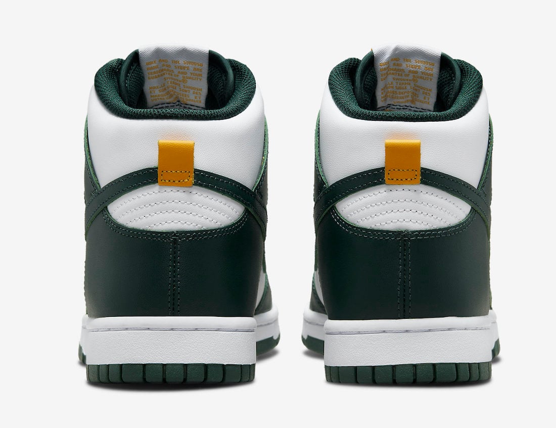 Nike Dunk High White Green Gold DD1399-300 Release Date Nike Dunk High White Green Gold DD1399-300 Release Date