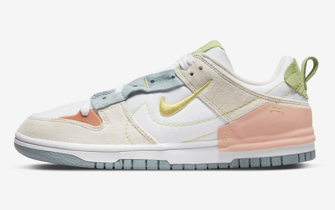 Nike Dunk Low Disrupt 2 Blue Green Gold Pink DV3457-100 Release Date Info