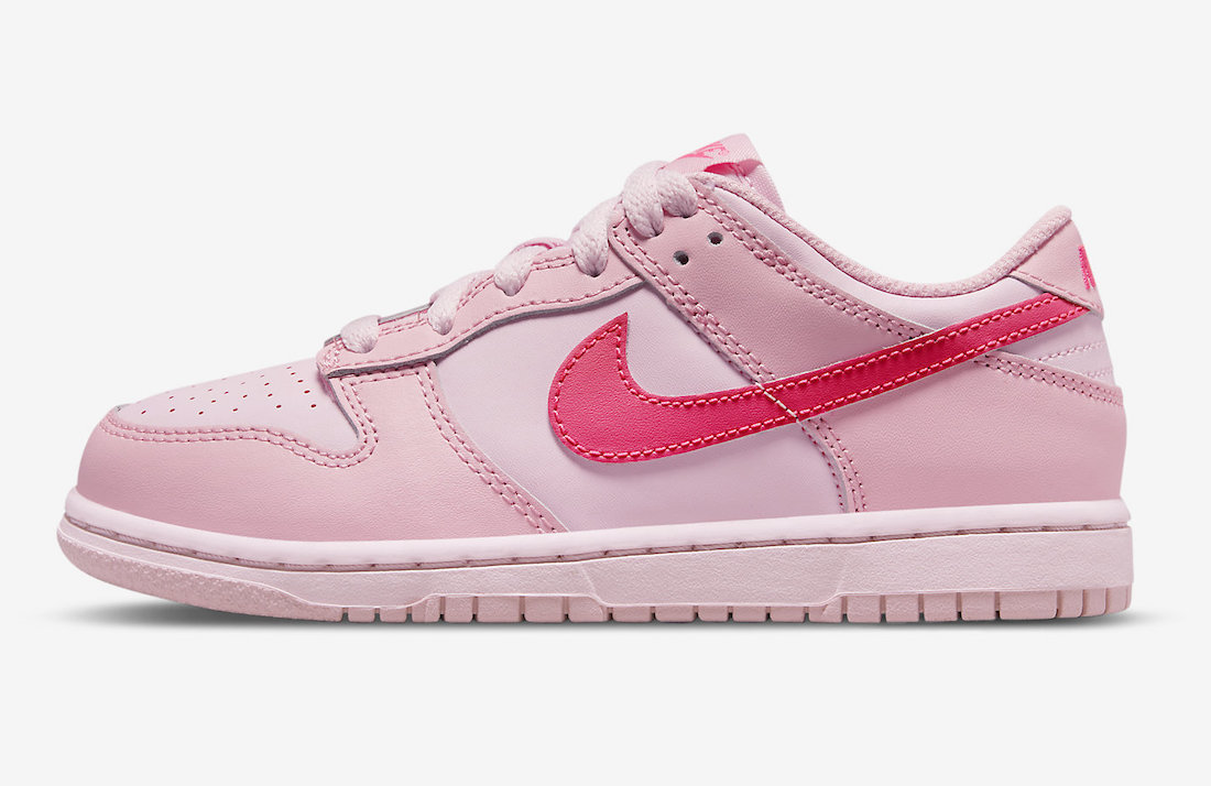 Nike Dunk Low GS Triple Pink DH9756-600 Release Date Info