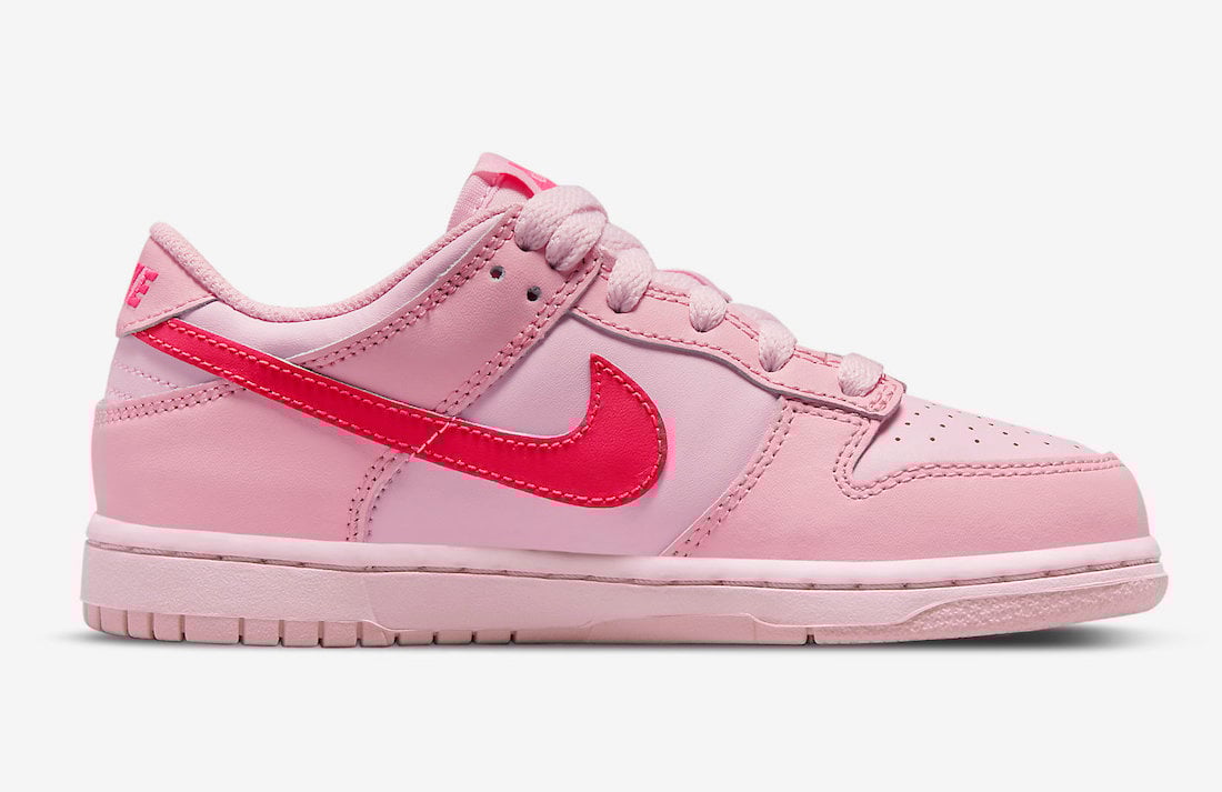Nike Dunk Low GS Triple Pink DH9756-600 Release Date Info