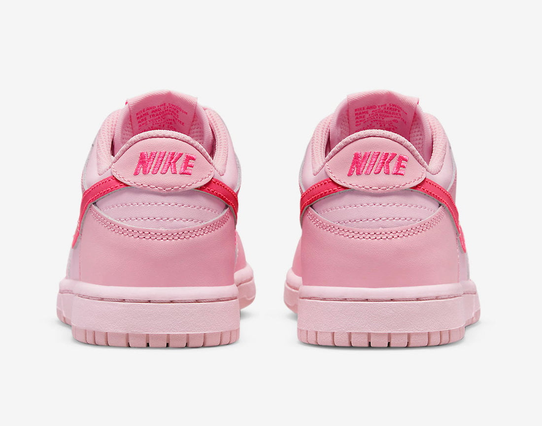Nike Dunk Low GS Triple Pink DH9756-600 Release Date Info