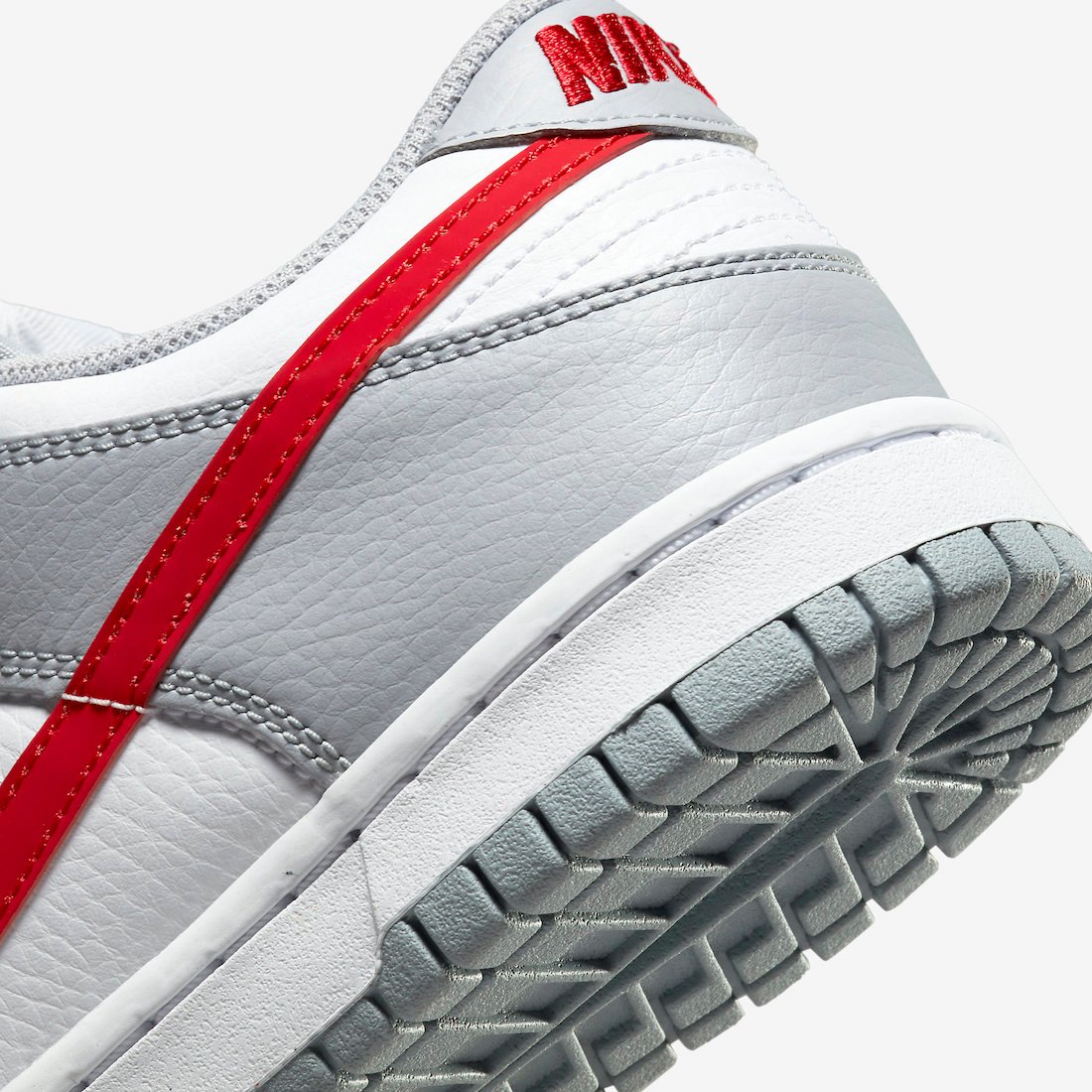 Nike Dunk Low GS White Grey Red DV7149-001 Release Date Info