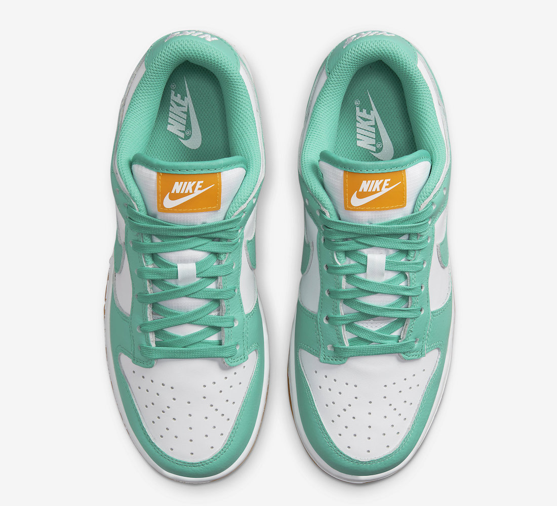 Nike Dunk Low Turquoise Green WMNS DV2190-100 Release Date Info