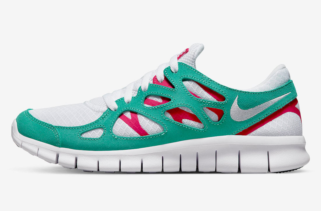 Nike Free Run 2 White Berry Green DR9877-100 Release Date Info