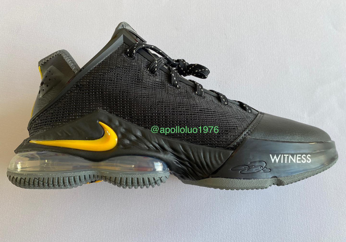 Nike LeBron 19 Low Witness Black University Gold Release Date Info