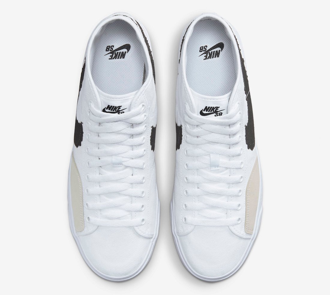 Nike SB Blazer Court Mid White Black DM8553-100 Release Date Info