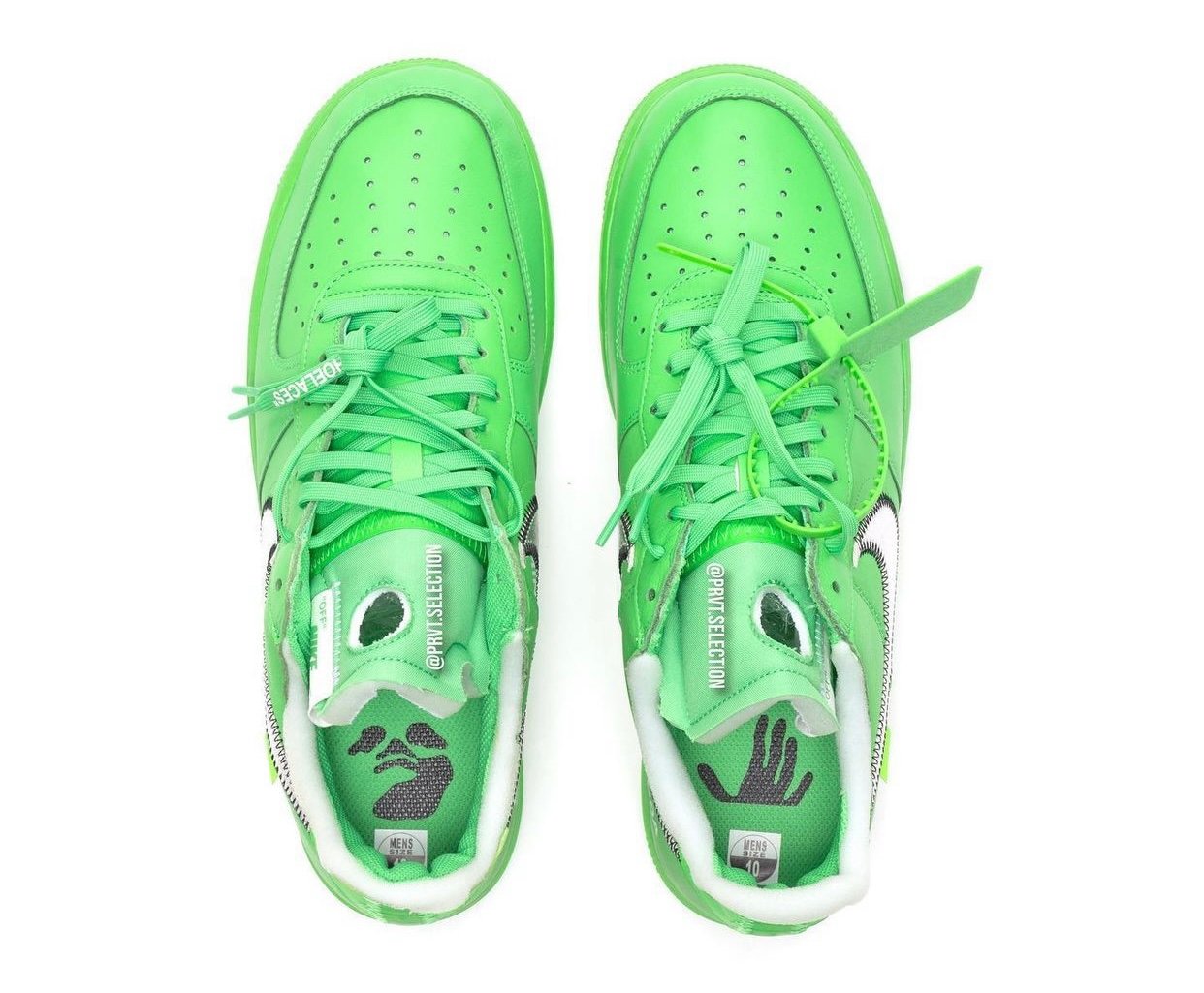 Off-White nike running blue made in china stamp Low Green DX1419-300 Release Date Info