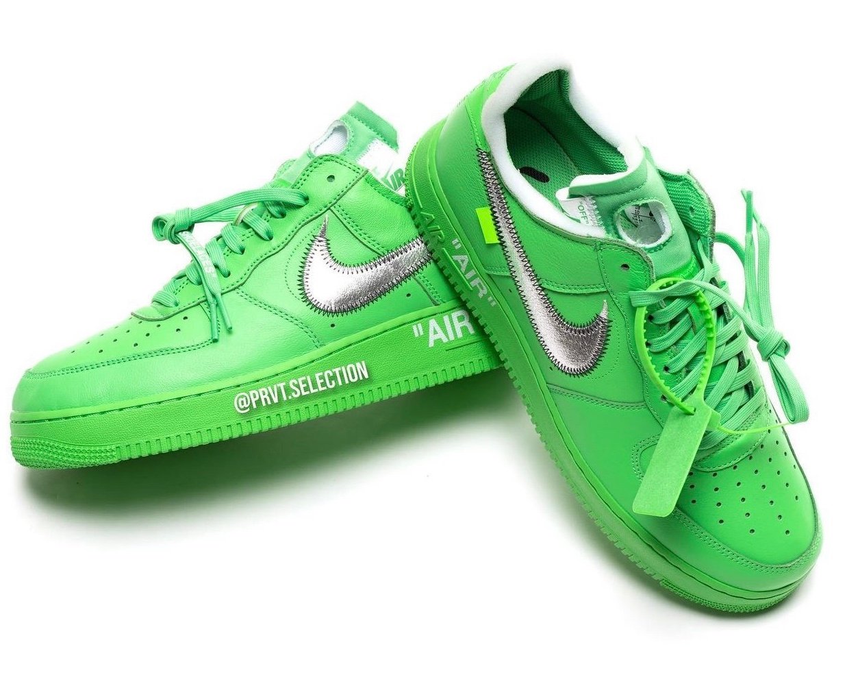 Off-White nike running blue made in china stamp Low Green DX1419-300 Release Date Info