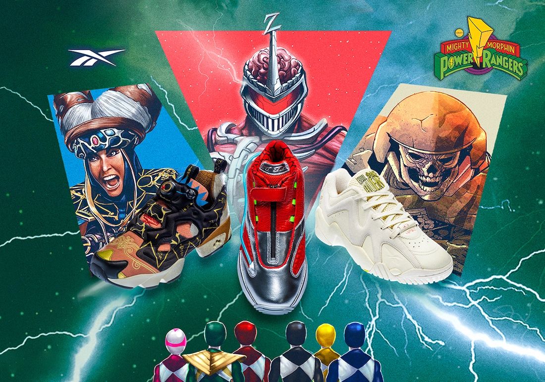Power Rangers Reebok Villains 2022 Collection Release Date Info