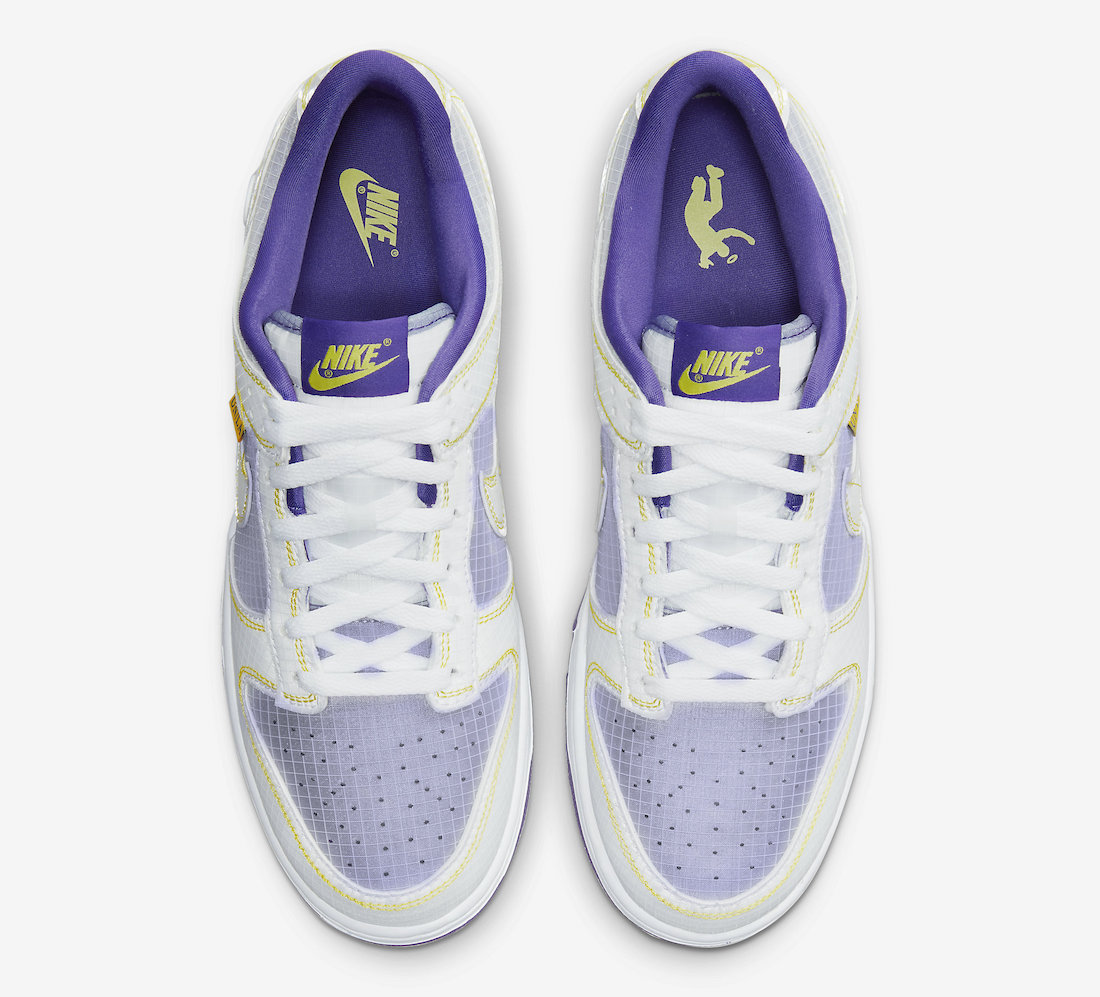 Union Nike Dunk Low Court Purple DJ9649-500 Release Date