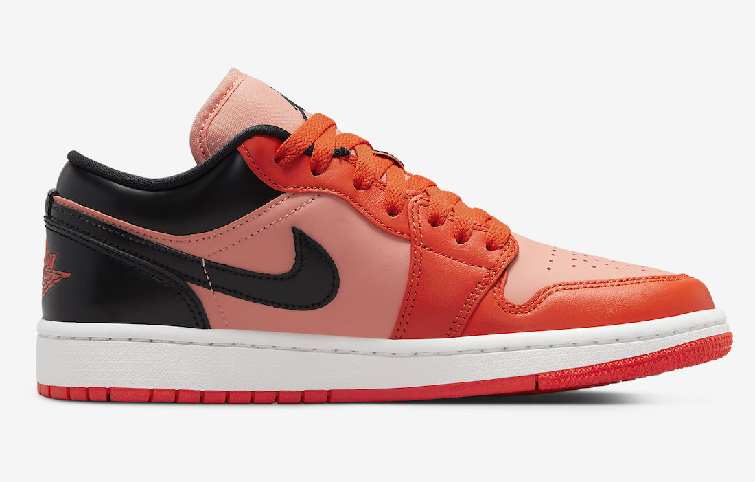 Air Jordan 1 Low Orange Black DM3379-600 Release Date Info