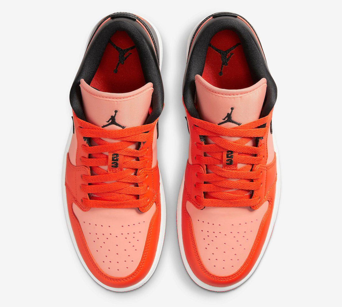 Air Jordan 1 Low Orange Black DM3379-600 Release Date Info