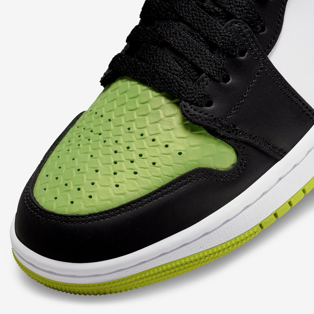 Air Jordan 1 Low Vivid Green Snakeskin DX4446-301 Release Date Info