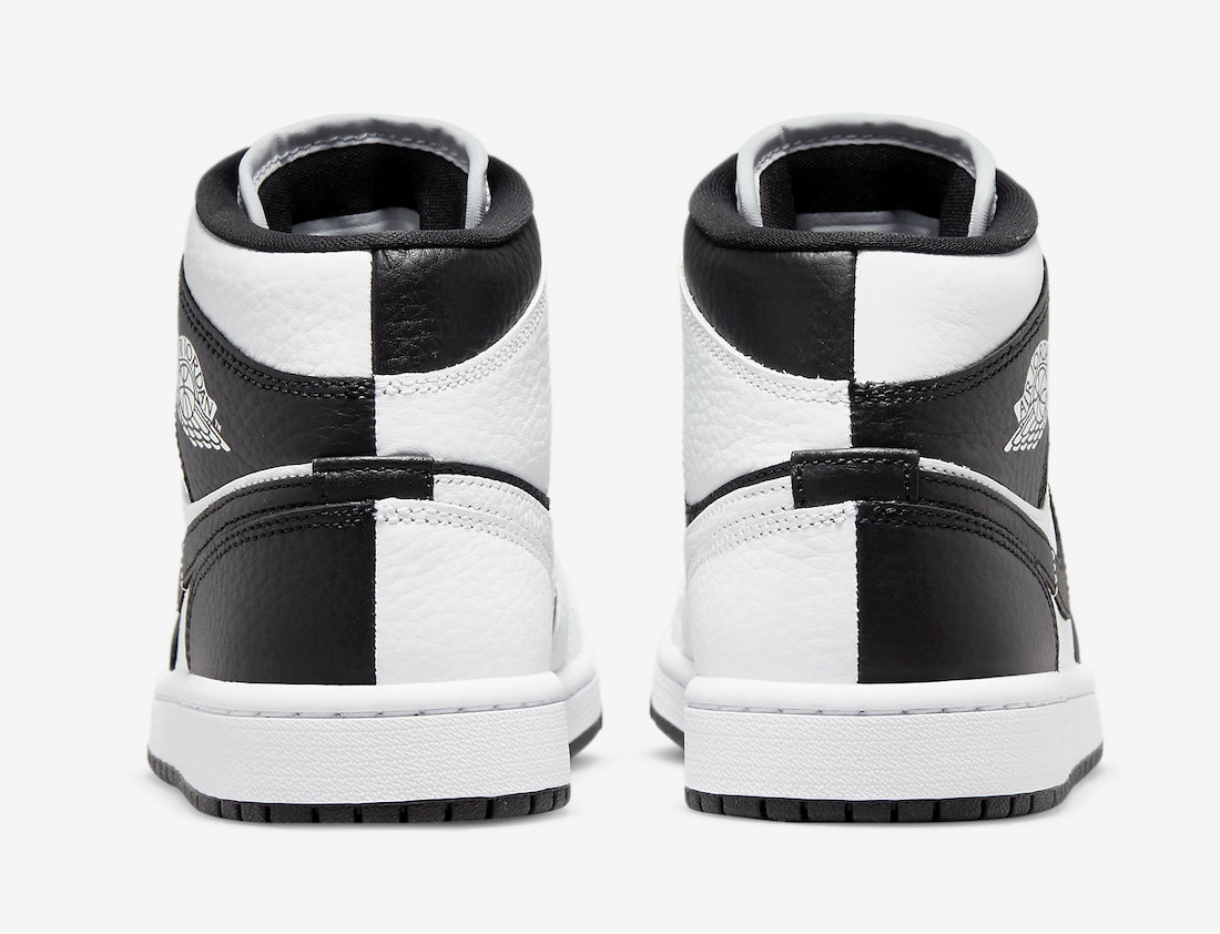 Air Jordan 1 Mid Invert Split Black White DR0501-101 Release Date Info