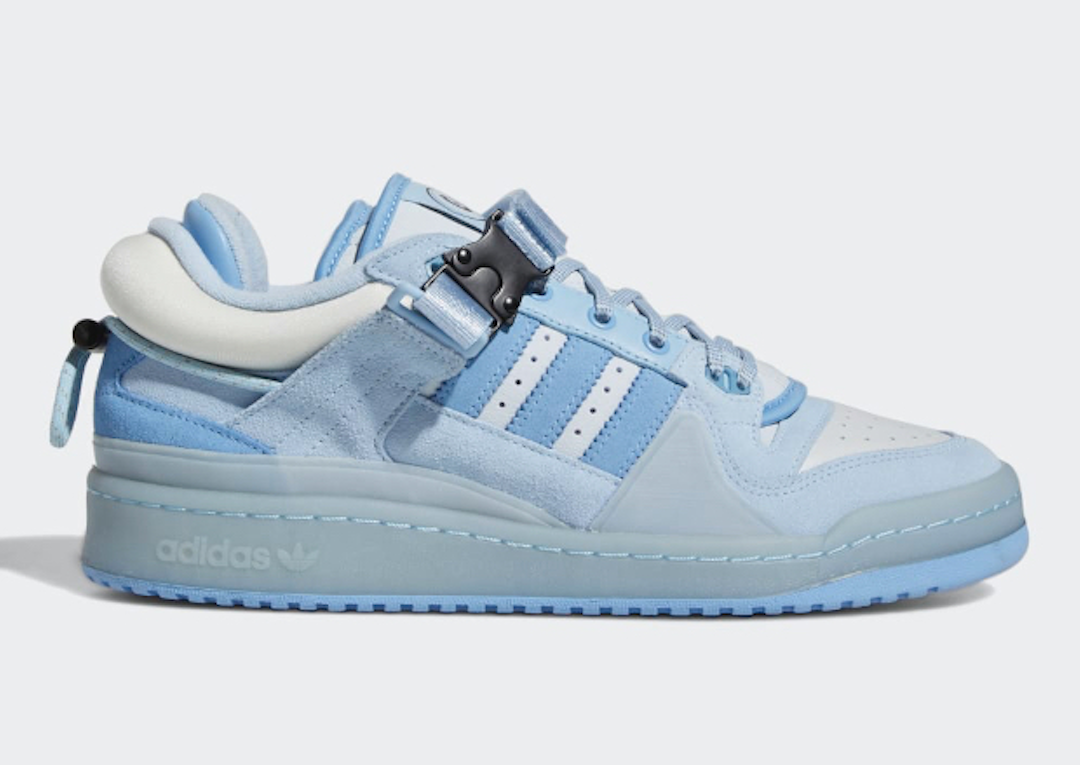 Bad Bunny x adidas Forum Buckle Low Blue Tint GY4900 Release Date