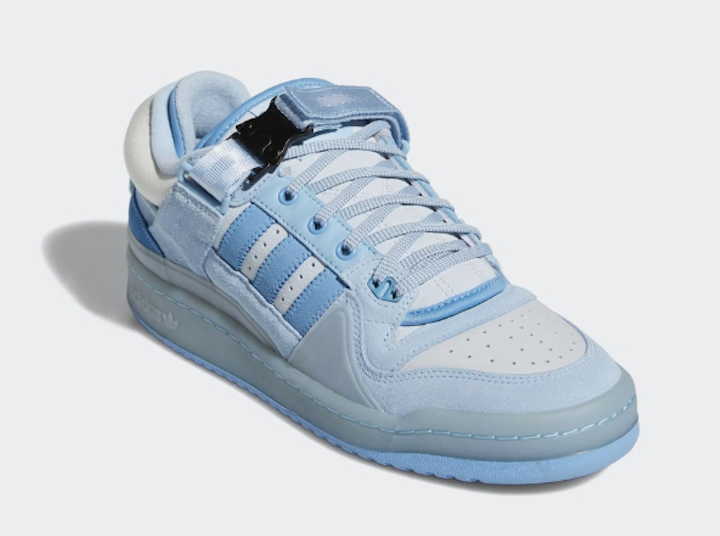 Bad Bunny x adidas Forum Buckle Low Blue Tint GY4900 Release Date