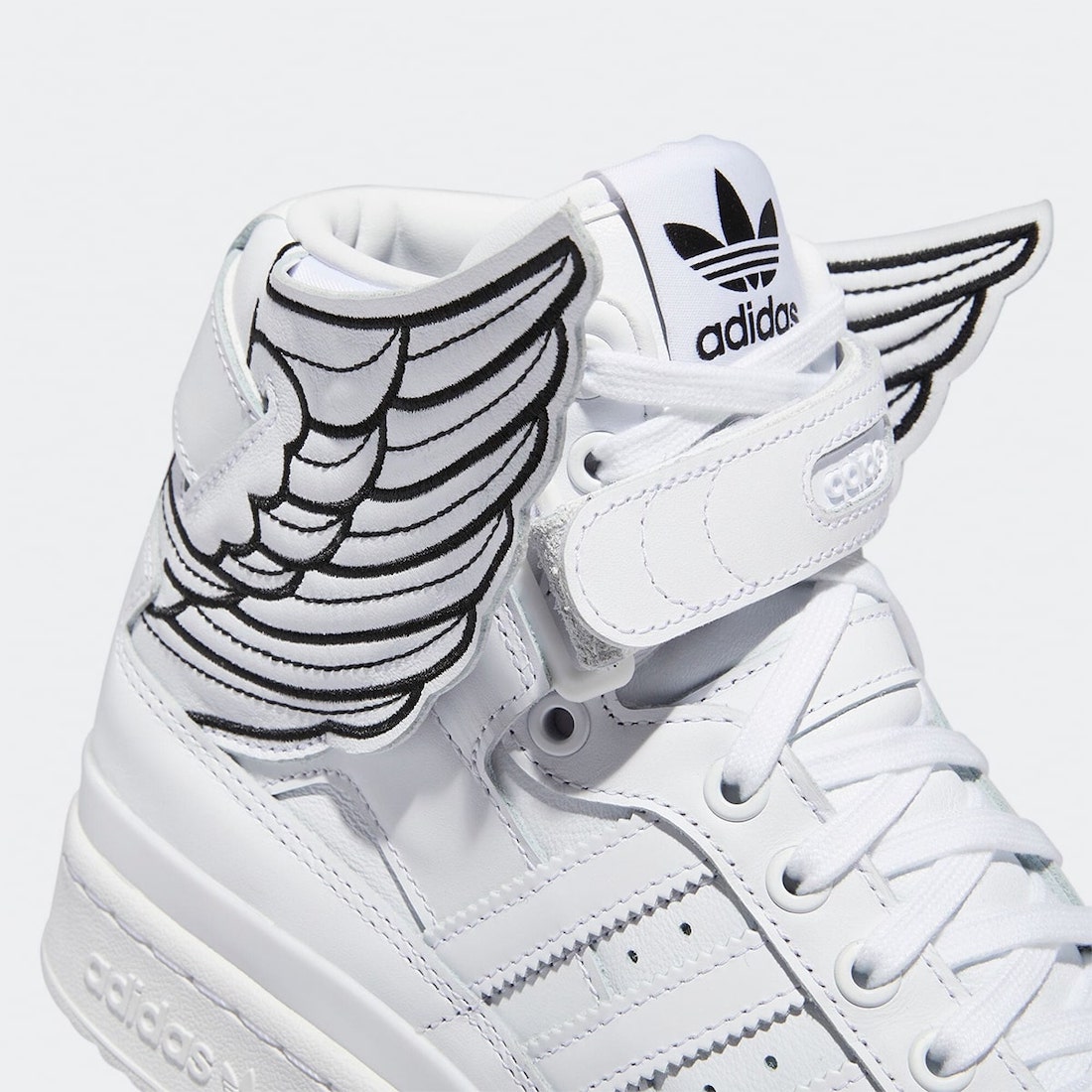 Jeremy Scott adidas Forum Hi Wings 4.0 White Black GX9445 Release Date Info