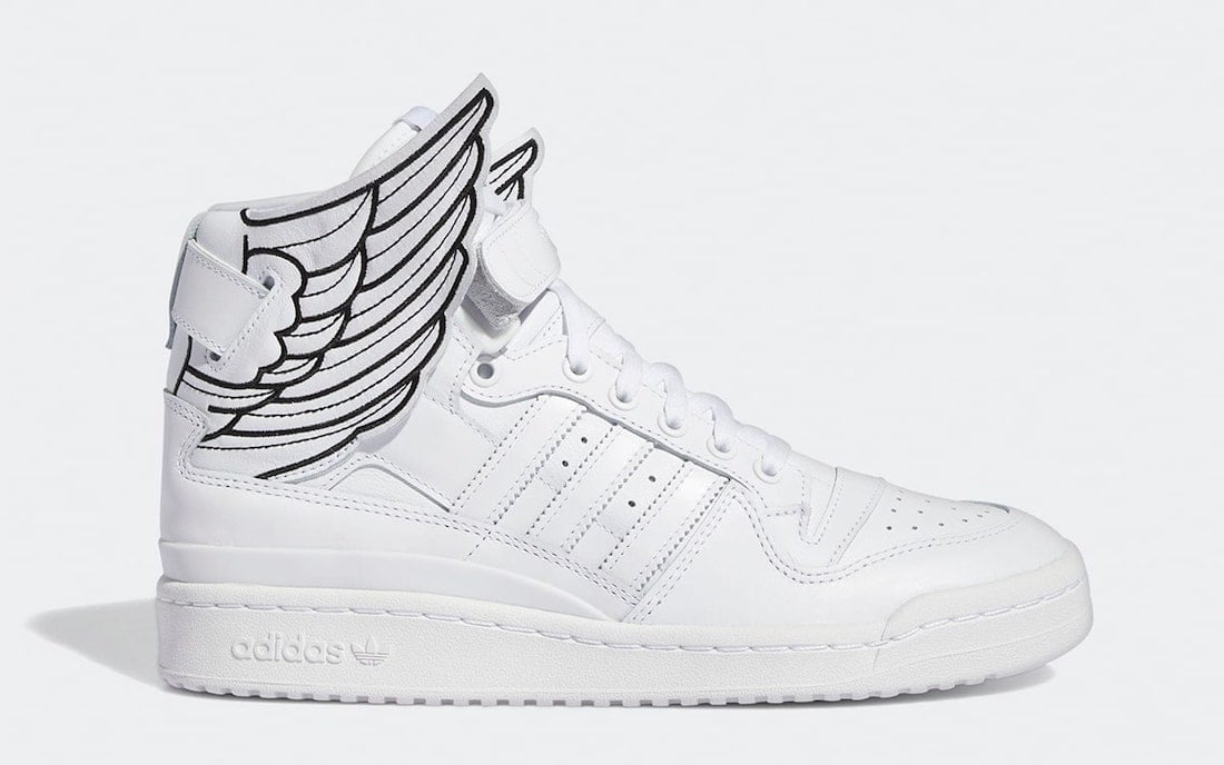 Jeremy Scott x adidas Forum Hi Wings 4.0 ‘White Black’ Debuts May 5th