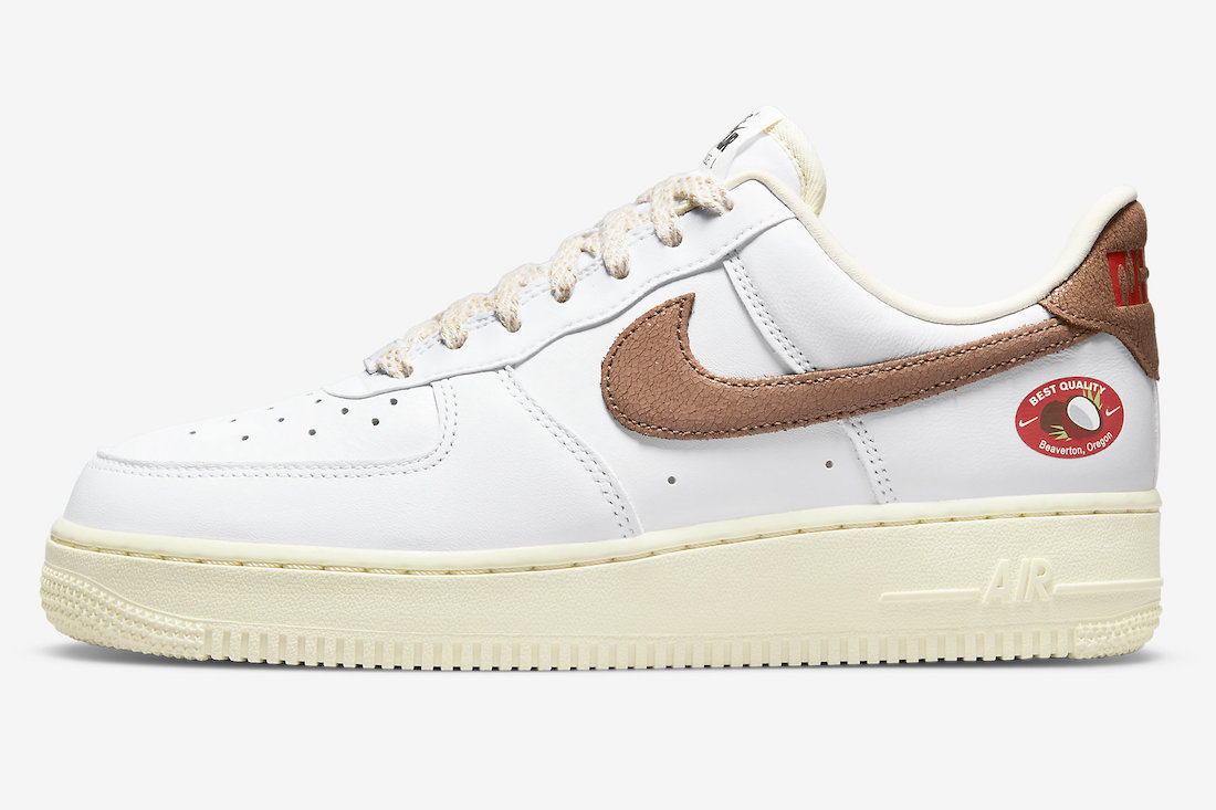 Nike Air Force 1 Coconut DJ9943-101 Release Date Info