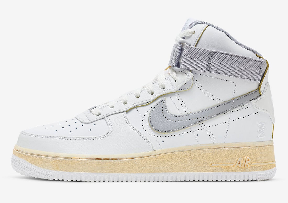 Nike Air Force 1 High White Grey DV4245-101 Release Date Info