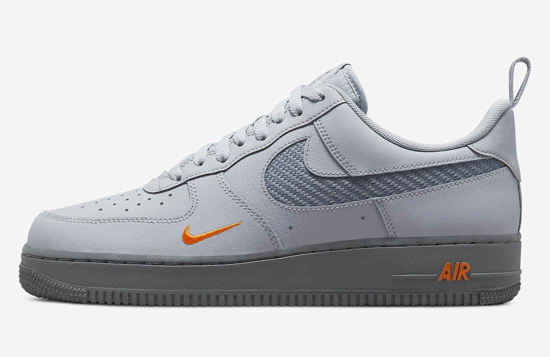 Nike Air Force 1 Low Grey Orange DR0155-001 Release Date Info