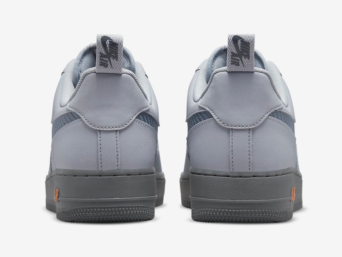 Nike Air Force 1 Low Grey Orange DR0155-001 Release Date Info