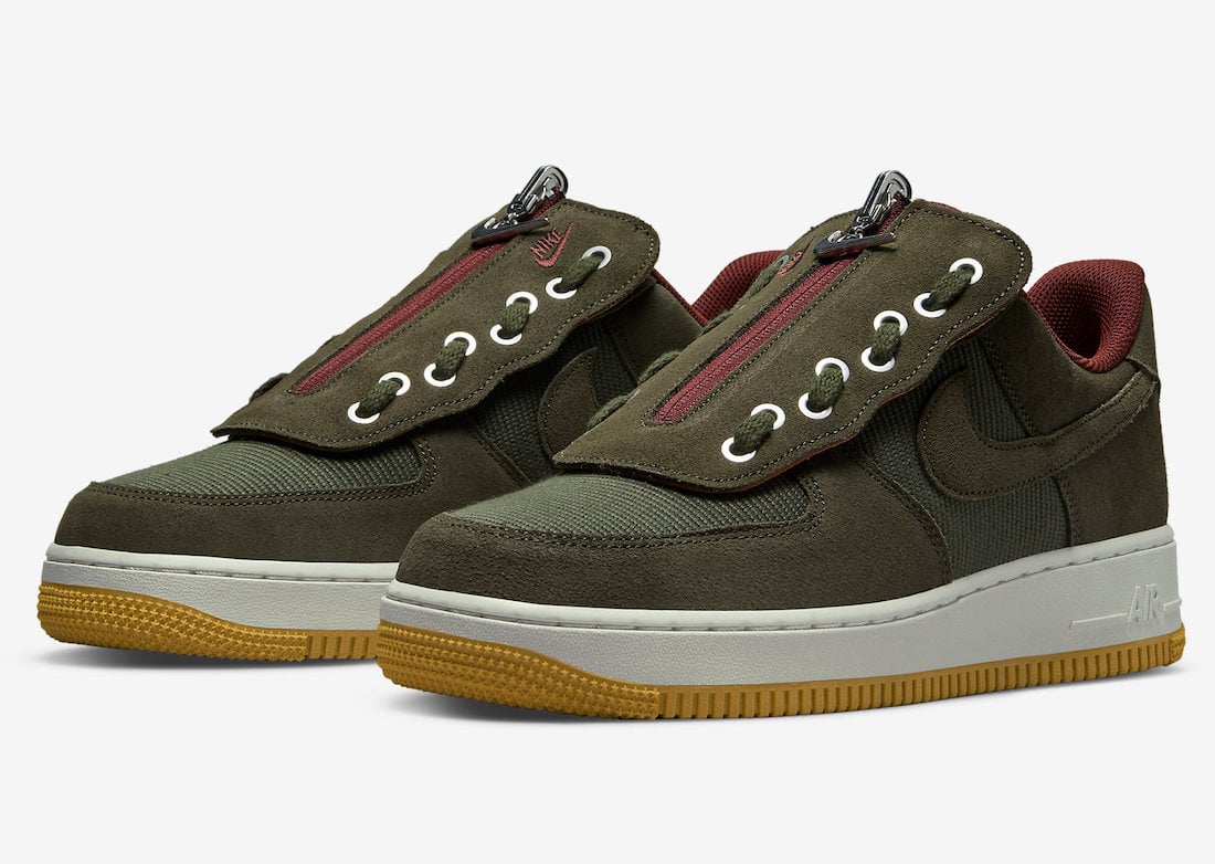 Nike Air Force 1 Low Shroud Olive Green DH7578-300 Release Date Info