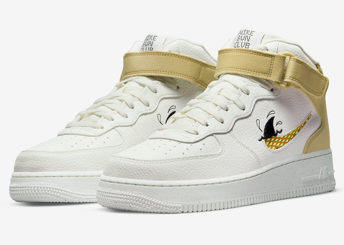 Nike Air Force 1 Mid Sun Club DM0119-100 Release Date Info