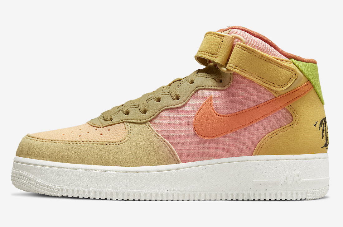 Nike Air Force 1 Mid Sun Club DQ4530-800 Release Date Info