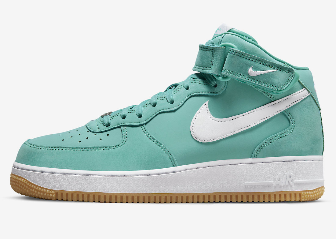 Nike Air Force 1 Mid Turquoise DV2219-300 Release Date Info