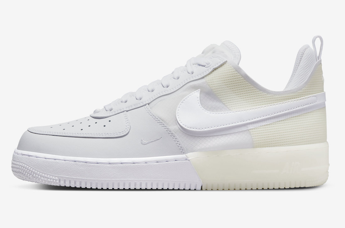 Nike Air Force 1 React White DM0573-100 Release Date Info