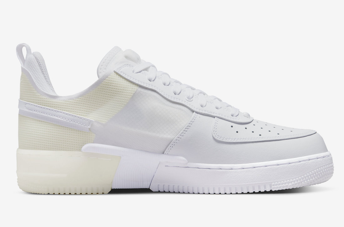 Nike Air Force 1 React White DM0573-100 Release Date Info