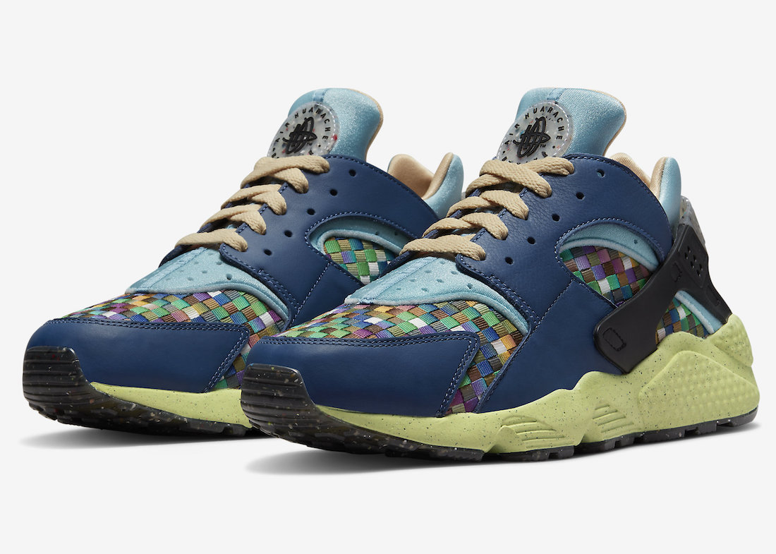 This Nike Air Huarache Next Nature Features Multi-Color Woven Uppers