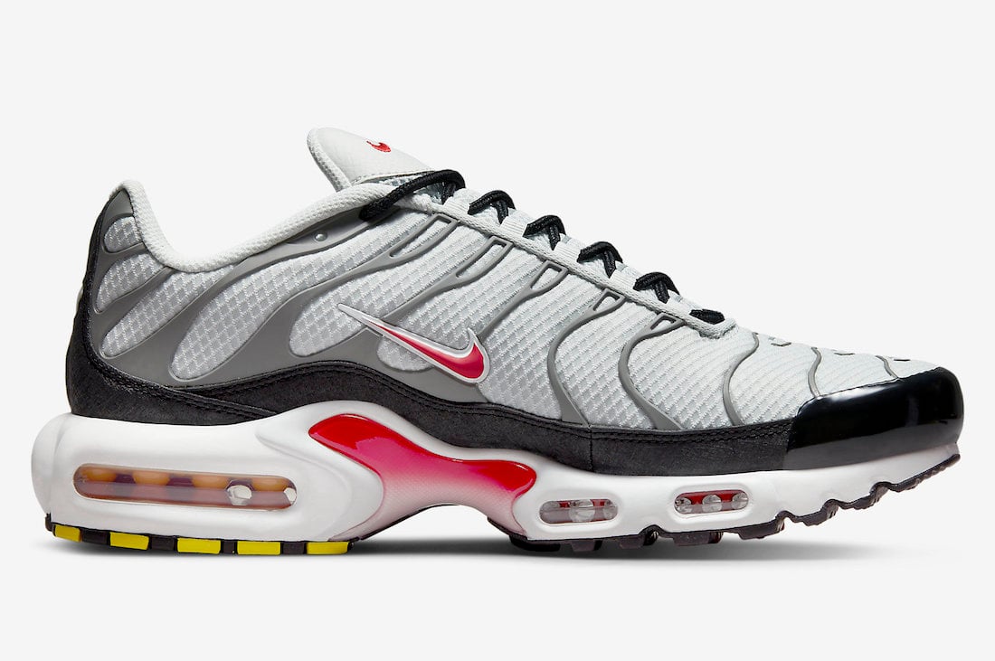 Nike Air Max Plus White Grey Black Red DM0032-002 Release Date Info