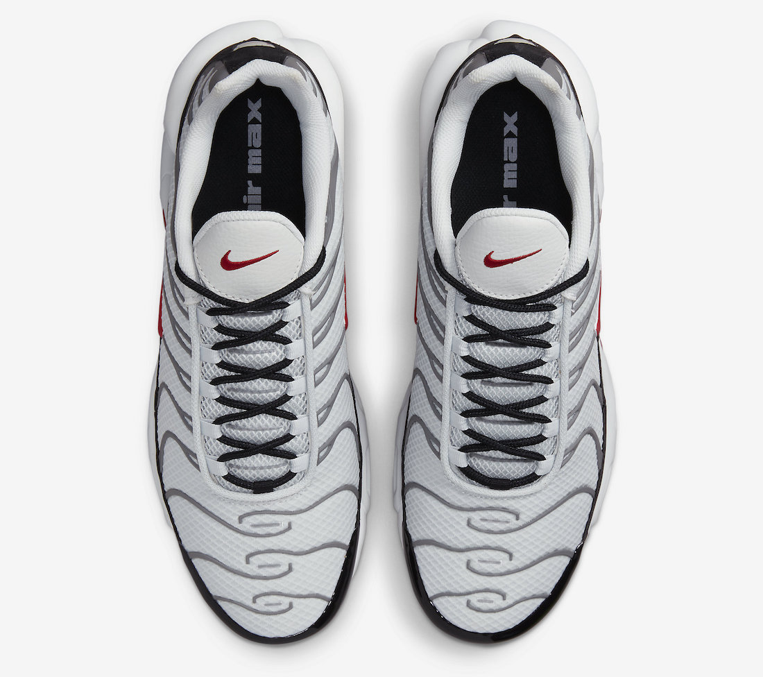Nike Air Max Plus White Grey Black Red DM0032-002 Release Date Info