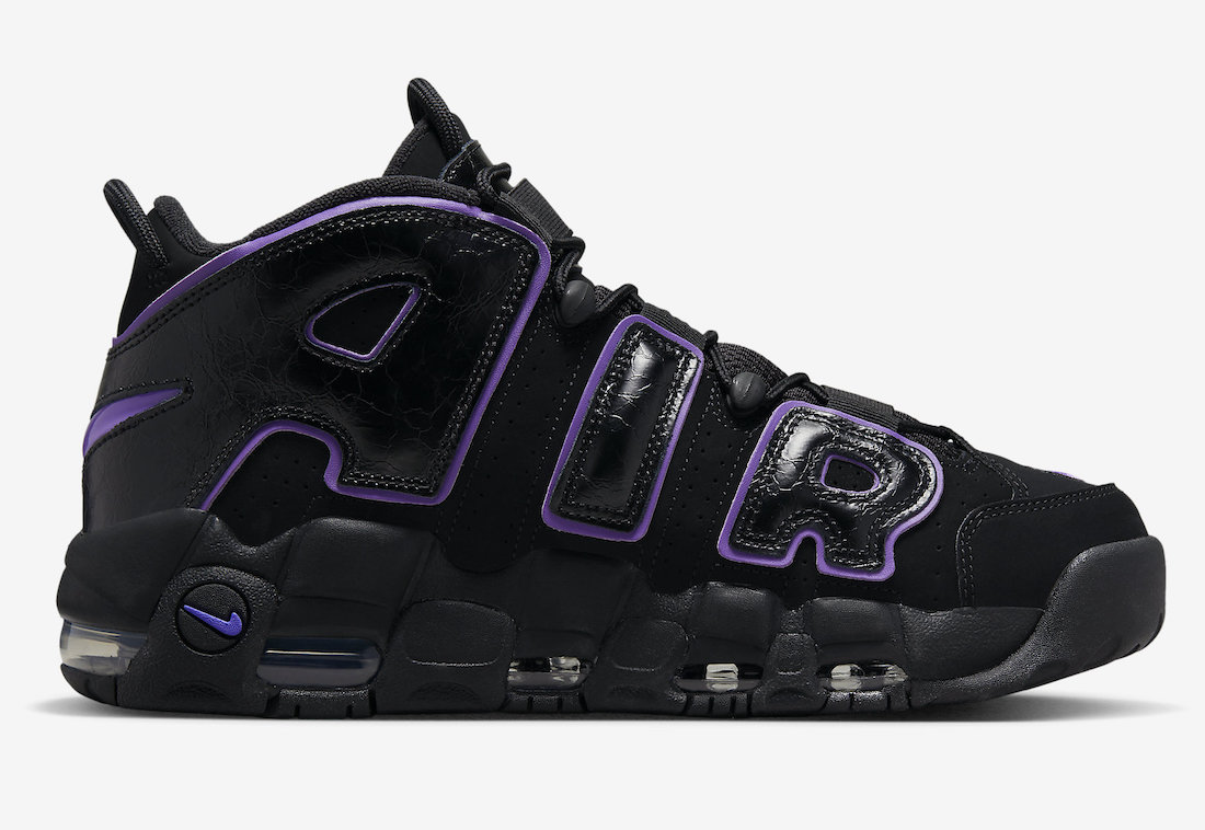 Nike Air More Uptempo Black Action Grape DV1879-001 Release Date Info