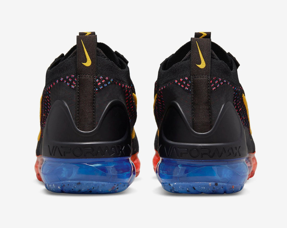 nike air vapormax 2021 black red blue yellow dv2118 001 release date info 4