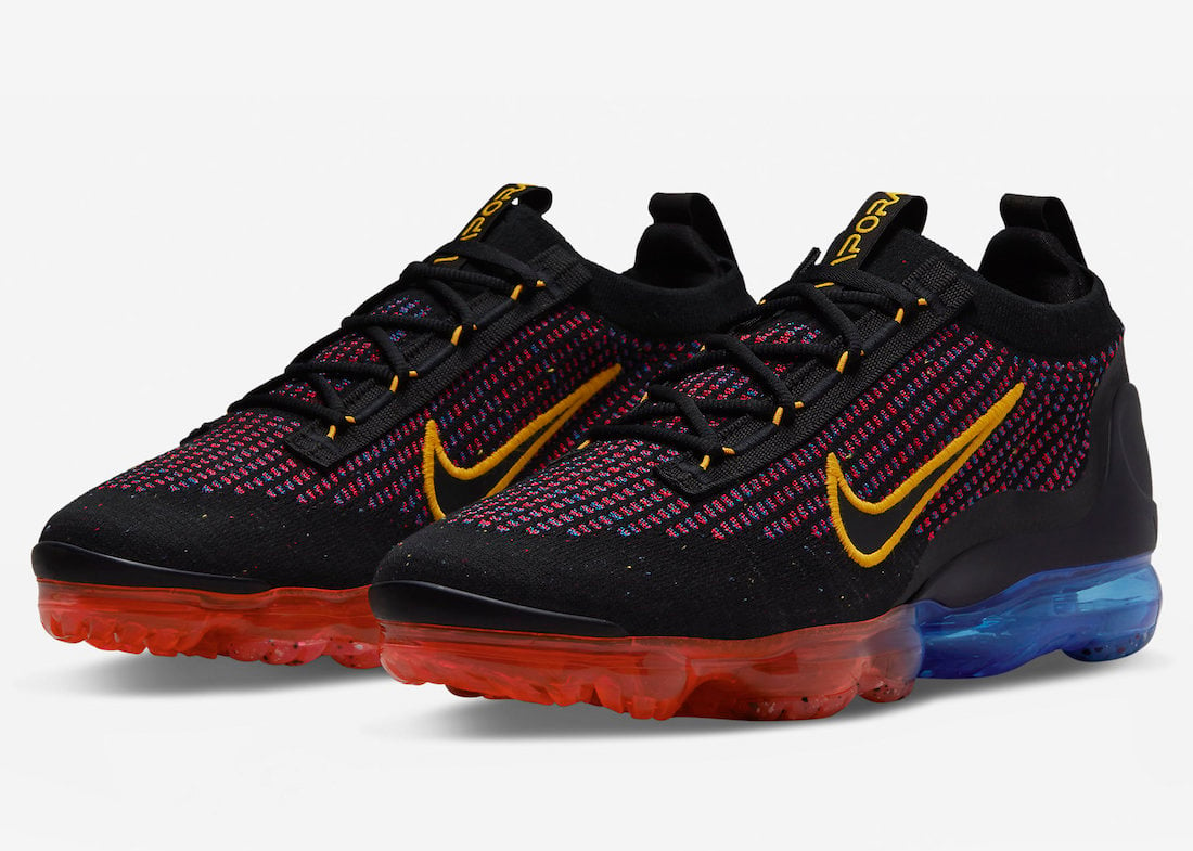 Nike Air VaporMax 2021 Black Red Blue Yellow DV2118-001 Release Date Info