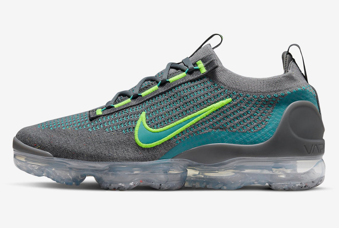 Nike Air VaporMax 2021 Grey Teal Volt DM0025-001 Release Date Info