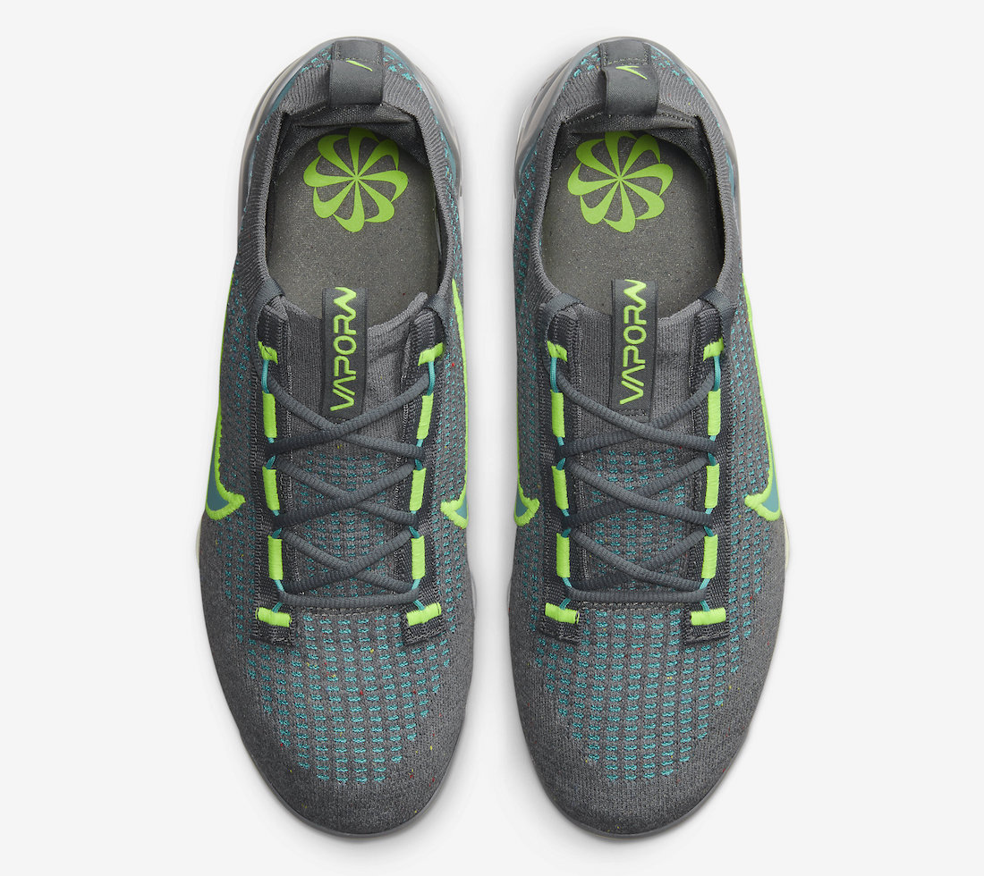 Nike Air VaporMax 2021 Grey Teal Volt DM0025-001 Release Date Info