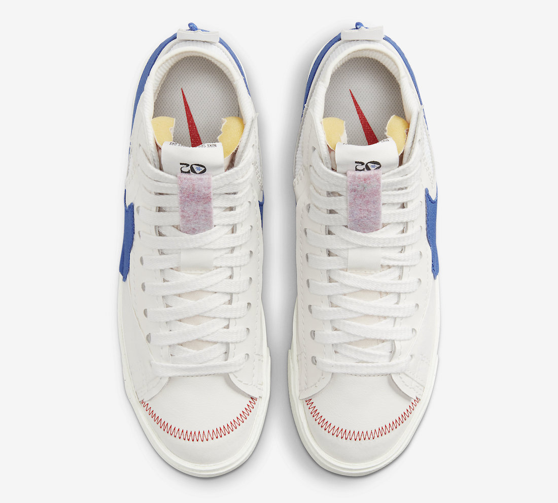 Nike Blazer Mid 77 Jumbo White Blue DR9868-002 Release Date Info