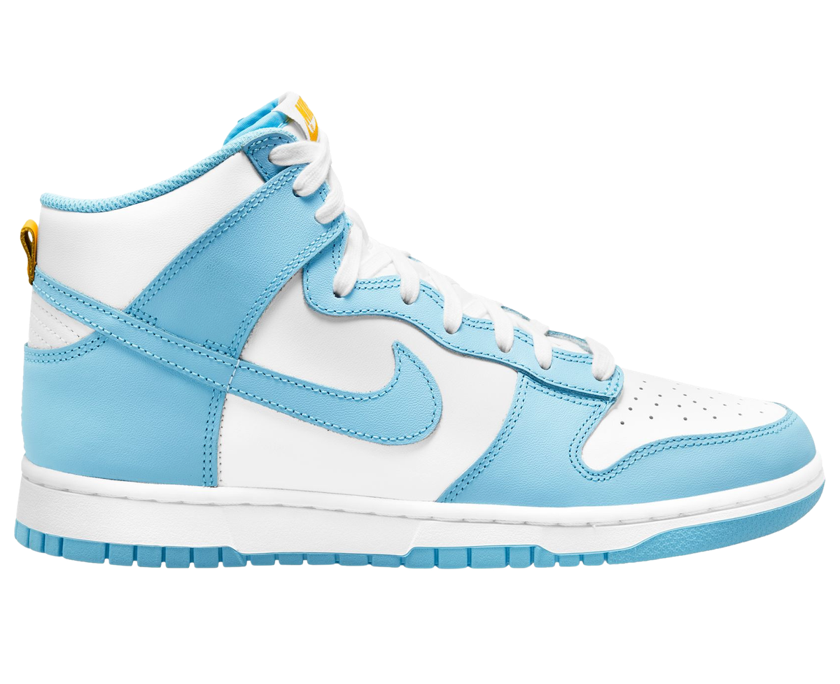 Nike Dunk High Blue Chill Amarillo DD1399-401 Release Date Info