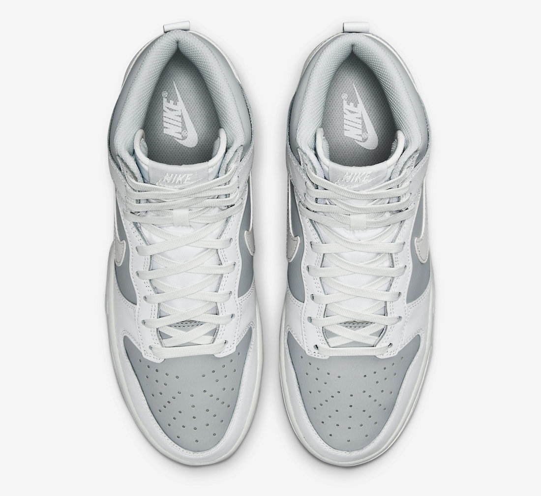 Nike Dunk High Grey White DJ6189-100 Release Date Info