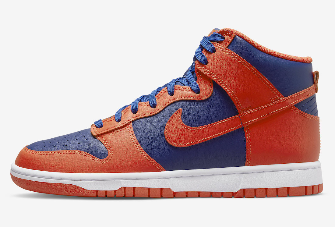 Nike Dunk High Orange Blue DD1399-800 Release Date Info